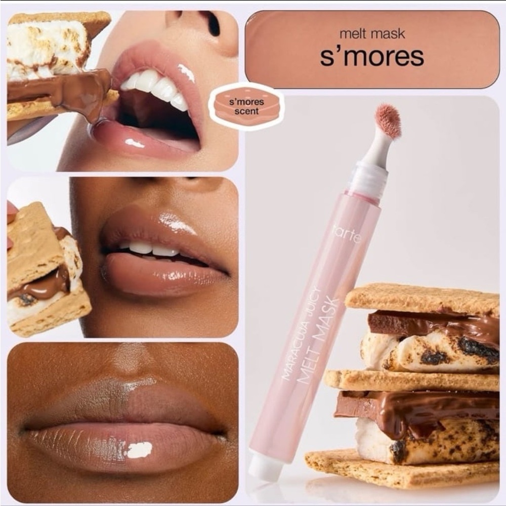 Tarte Maracuja Juicy Lip Melt Mask Lipgloss Balm S'mores BNWB